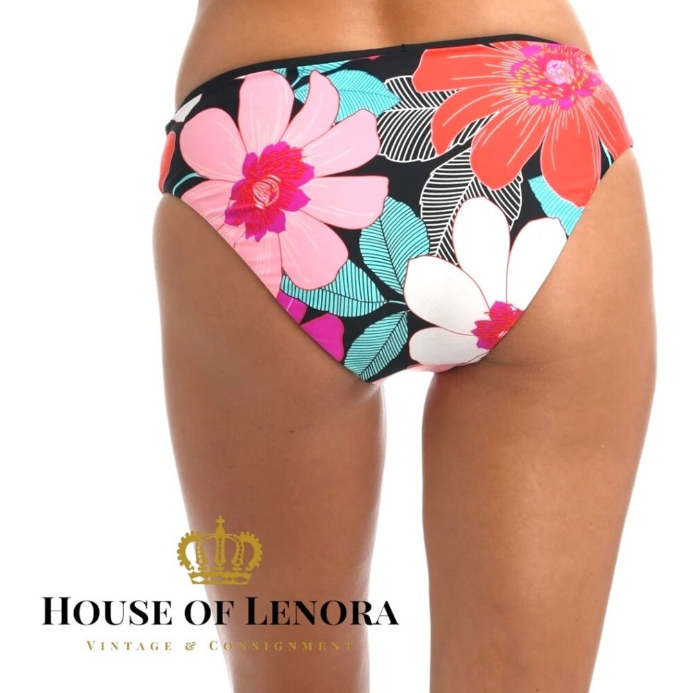 NWT La Blanca Women S Reversible Hipster Bikini Bottoms Swimsuit, size 16 - Picture 4 of 11